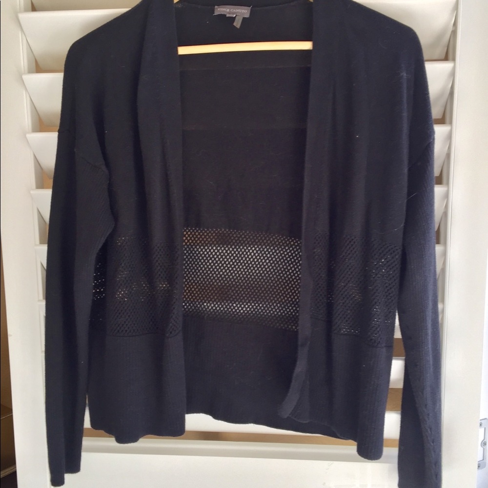 Vince Camuto black cardigan